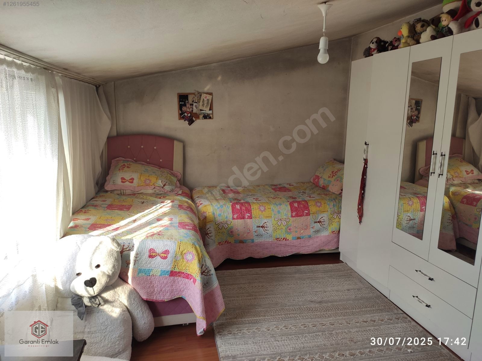 BUCAKTA BÜLBÜL DERESİ YANI SATILIK 2+1 BETON ÇATI KATI